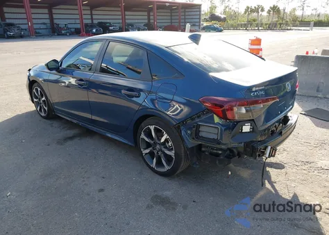 2025 Honda Civic Hybrid Sport/Sport Touring from USA, damaged, VIN 2HGFE4F8XSH307062
